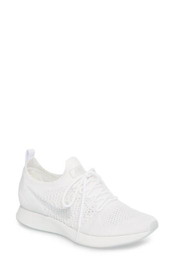 Women's Nike Air Zoom Mariah Flyknit Racer Sneaker M - White