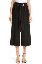 Women's Yigal Azrouel Tie Wrap Front Pants - Black