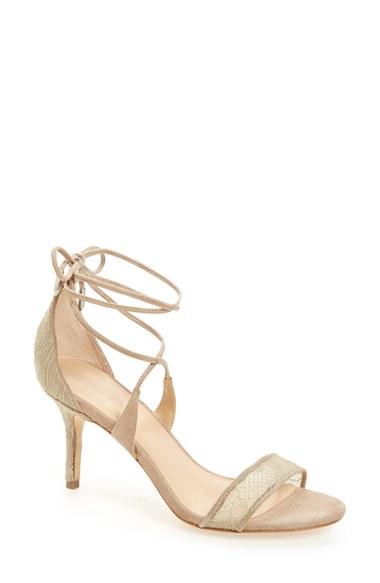 Women's Pour La Victoire 'zahara' Lace-up Sandal M - Beige