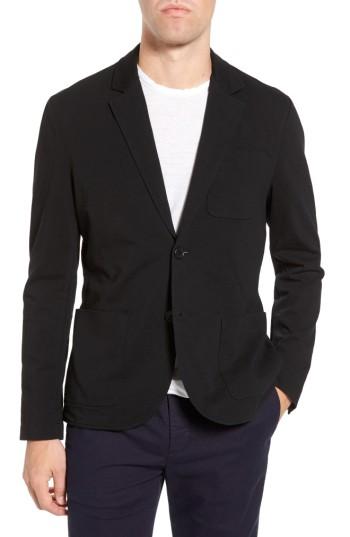 Men's James Perse Slub Jersey Blazer (m) - Black