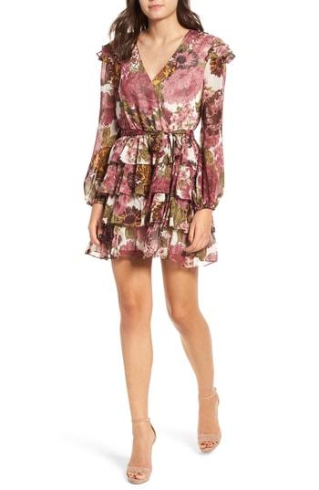 Women's Wayf Marina Tiered Ruffle Dress - Pink