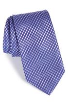 Men's Boss Geometric Silk Tie, Size - Purple