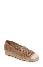 Women's Bella Vita Channing Cutout Espadrille Loafer W - Brown