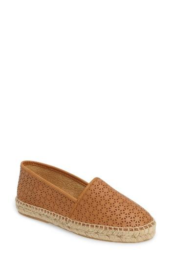 Women's Patricia Green Anna Perforated Espadrille M - Beige