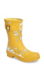 Women's Joules 'molly' Rain Boot M - Yellow