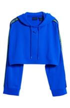 Women's Fenty Puma By Rihanna Hooded Crop Sweatshirt - Blue