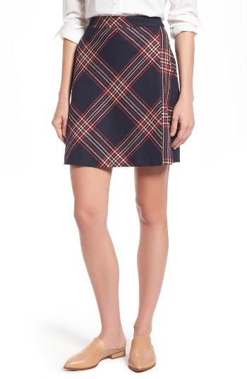 Women's Halogen Plaid Miniskirt