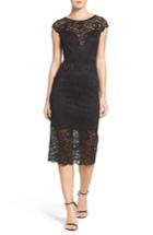 Women's Fraiche By J Lace Midi Dress - Black