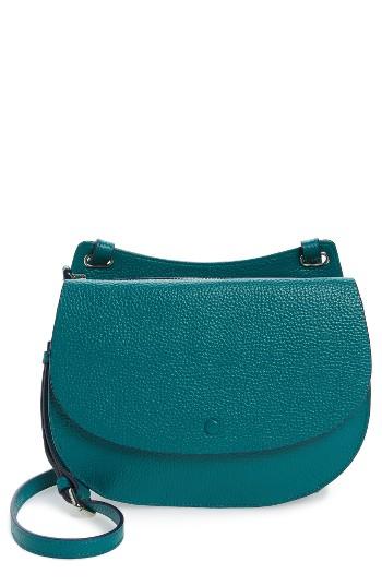 Halogen Leather Saddle Bag - Brown