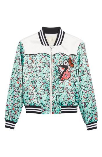 Women's Maje Bert Floral Bomber Jacket