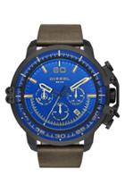 Men's Diesel 'deadeye' Chronograph Leather Strap Watch, 51mm X 56mm