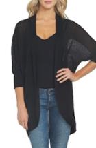 Women's 1.state Linen Blend Cocoon Cardigan