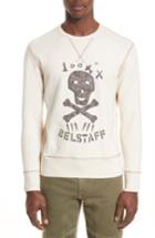 Men's Belstaff Trimley Skull Graphic Sweatshirt - Beige