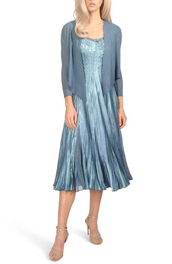 Women's Komarov Waterfall Midi Dress With Jacket