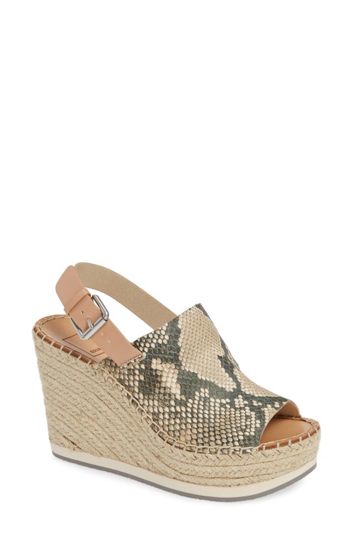Women's Dolce Vita Shan Platform Wedge M - Beige