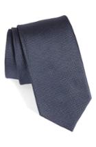 Men's Boss Solid Silk Tie, Size - Grey