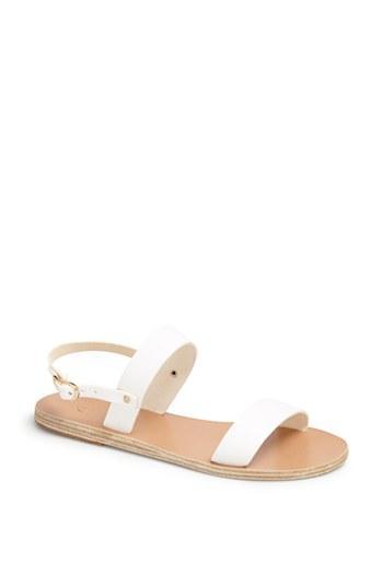 Ancient Greek Sandals 'clio' Leather Sandal White