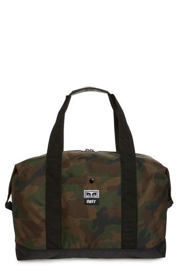 Men's Obey Drop Out Duffel Bag - Green
