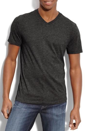 Men's The Rail Slim Fit V-neck T-shirt, Size - Grey