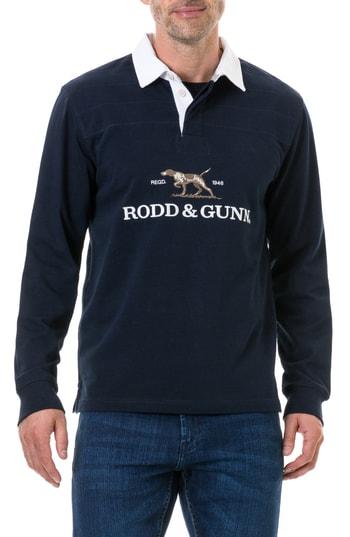 Men's Rodd & Gunn Ranger Place Fit Polo, Size X-small - Blue