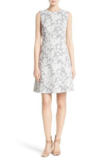 Women's Boss Hellery Floral Fit & Flare Dress