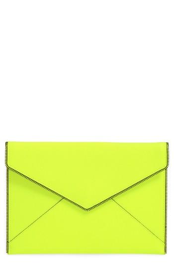 Rebecca Minkoff 'leo' Envelope Clutch - Purple