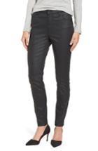 Women's Halogen Coated Skinny Jeans - Black