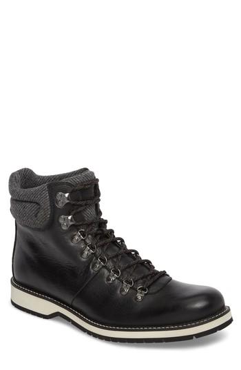 Men's Wolverine Sidney Waterproof Plain Toe Boot .5 M - Black