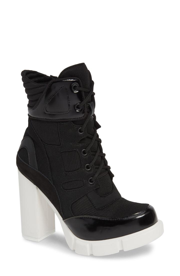 Women's Jeffrey Campbell O-space Bootie M - Black