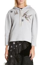 Women's Rebecca Taylor Embroidered Hoodie - Pink