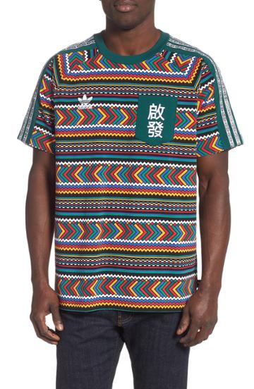 Men's Adidas Originals By Pharrell Williams Solar Hu Pocket T-shirt, Size - Orange