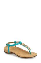 Women's Vionic Nala T-strap Sandal M - Blue/green