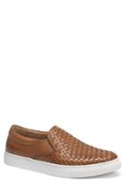 Men's Trask Alex Woven Slip-on Sneaker M - Brown
