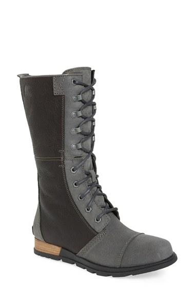 Women's Sorel 'major Maverick' Mid Calf Zip Boot M - Grey
