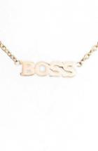 Women's Zoe Chicco Itty Bitty Typographical Pendant Necklace
