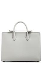 Strathberry Large Leather Tote - Grey