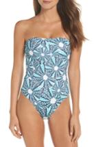 Women's Vilebrequin Oursinade One-piece Swimsuit, Size - Blue