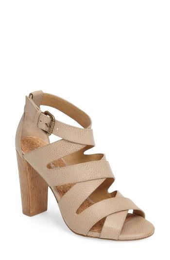 Women's Splendid Jimmy Block Heel Sandal M - Beige