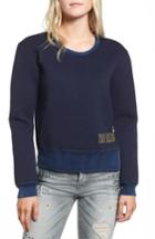 Women's True Religion Brand Jeans Neoprene Sweatshirt