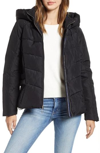 Women's Marc New York Active Puffer Jacket - Black