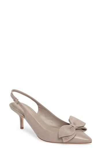 Women's Tory Burch Rosalind Slingback Pump .5 M - Grey