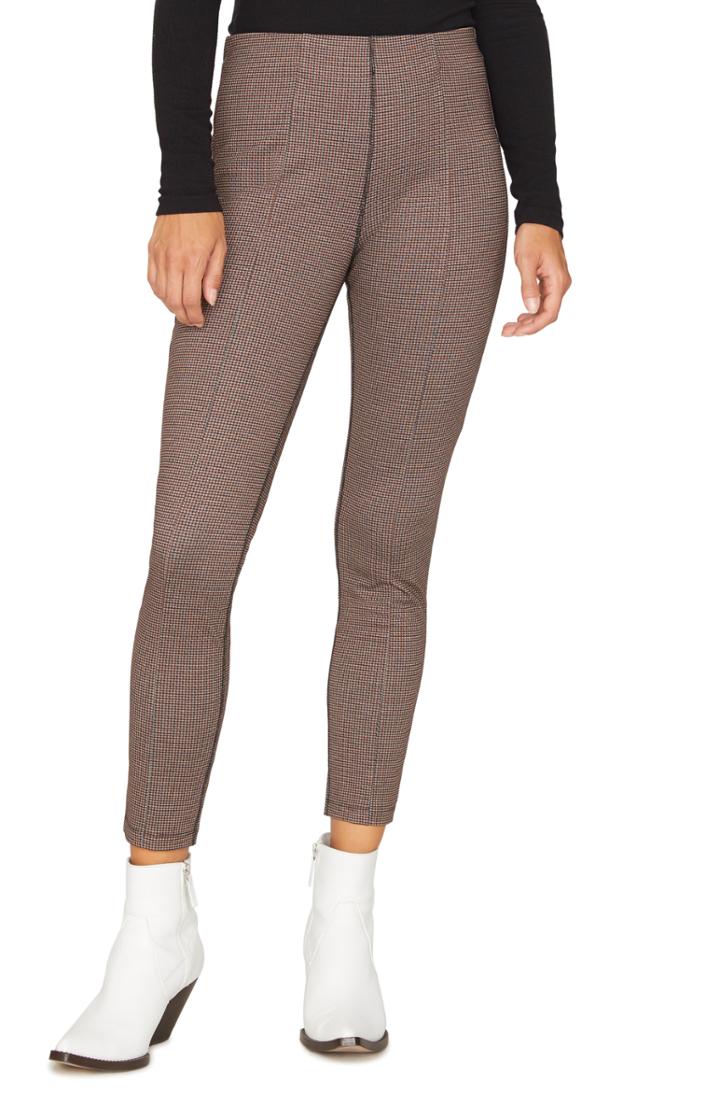 Women's Sanctuary Microcheck Crop Leggings