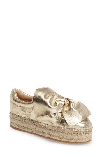 Women's Jslides Reese Platform Espadrille M - Metallic
