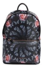 Ted Baker London Dynamic Butterfly Print Backpack - Black