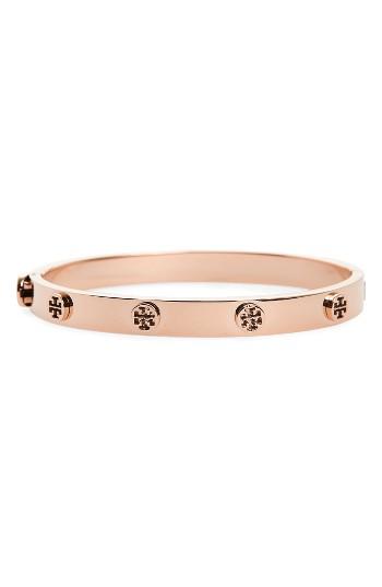 Women's Tory Burch Logo Stud Bangle