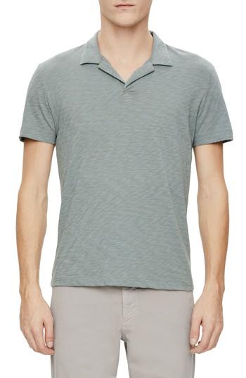 Men's Theory Willem Nebulous Slub Polo - Green