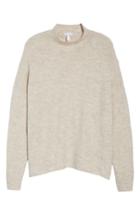 Women's Leith Cozy Mock Neck Sweater - Beige