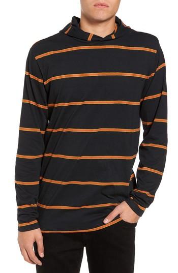 Men's Billabong Die Cut Stripe Pullover Hoodie - Black