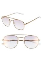 Women's Le Specs 54mm Aviator Sunglasses - Vegas Gold