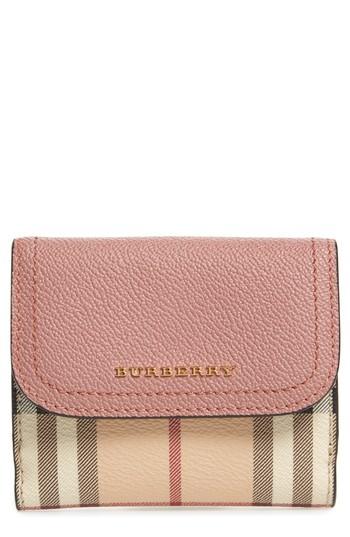 Women's Burberry Luna French Haymarket Check Wallet -